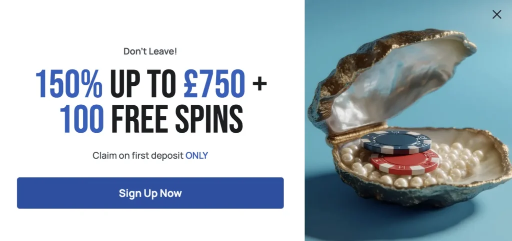 Welcome offer at Fish and Spins